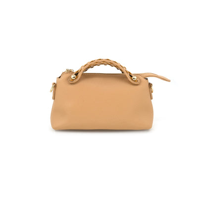 Almond Top Handle Crossbody
