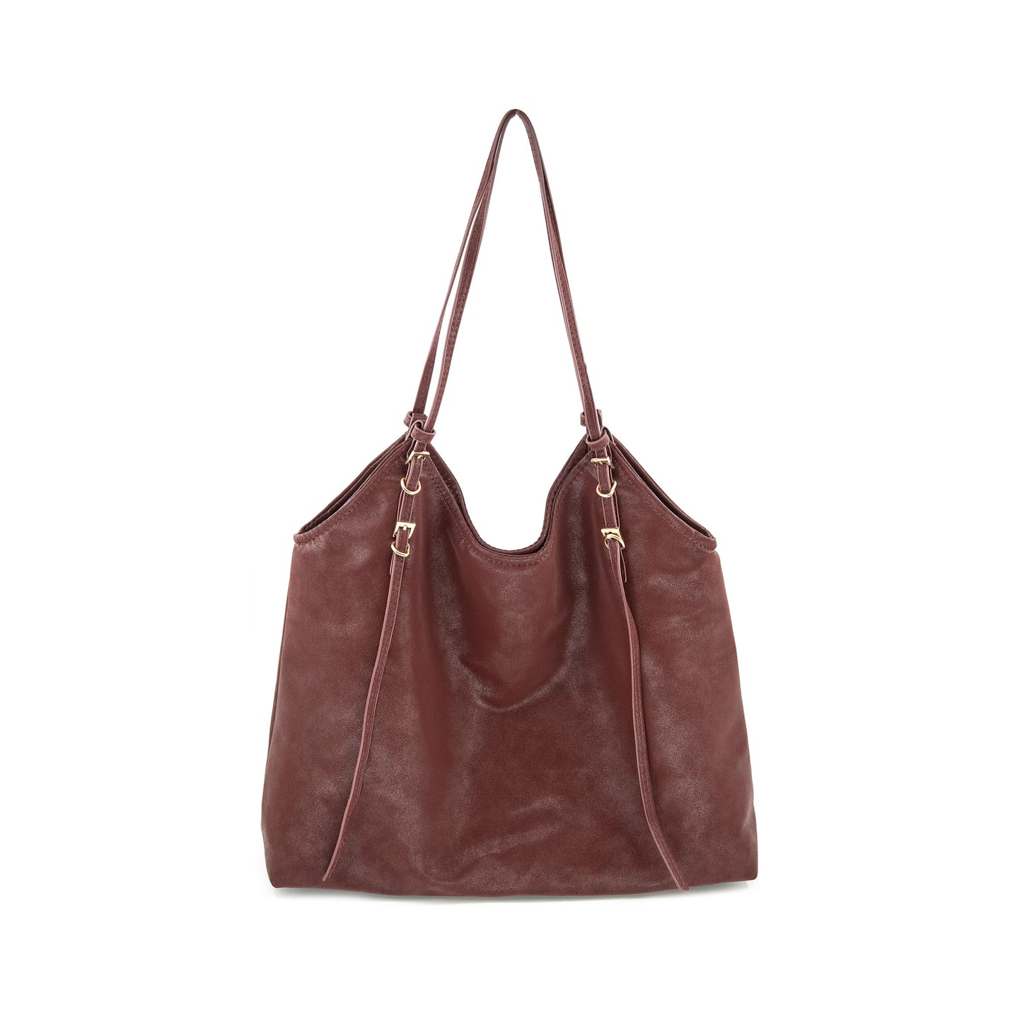 Monroe Tote- Dark Maroon