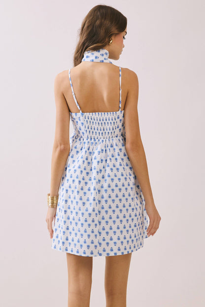 Azul Floral Dress