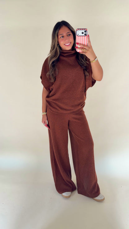 Brown Pant Set