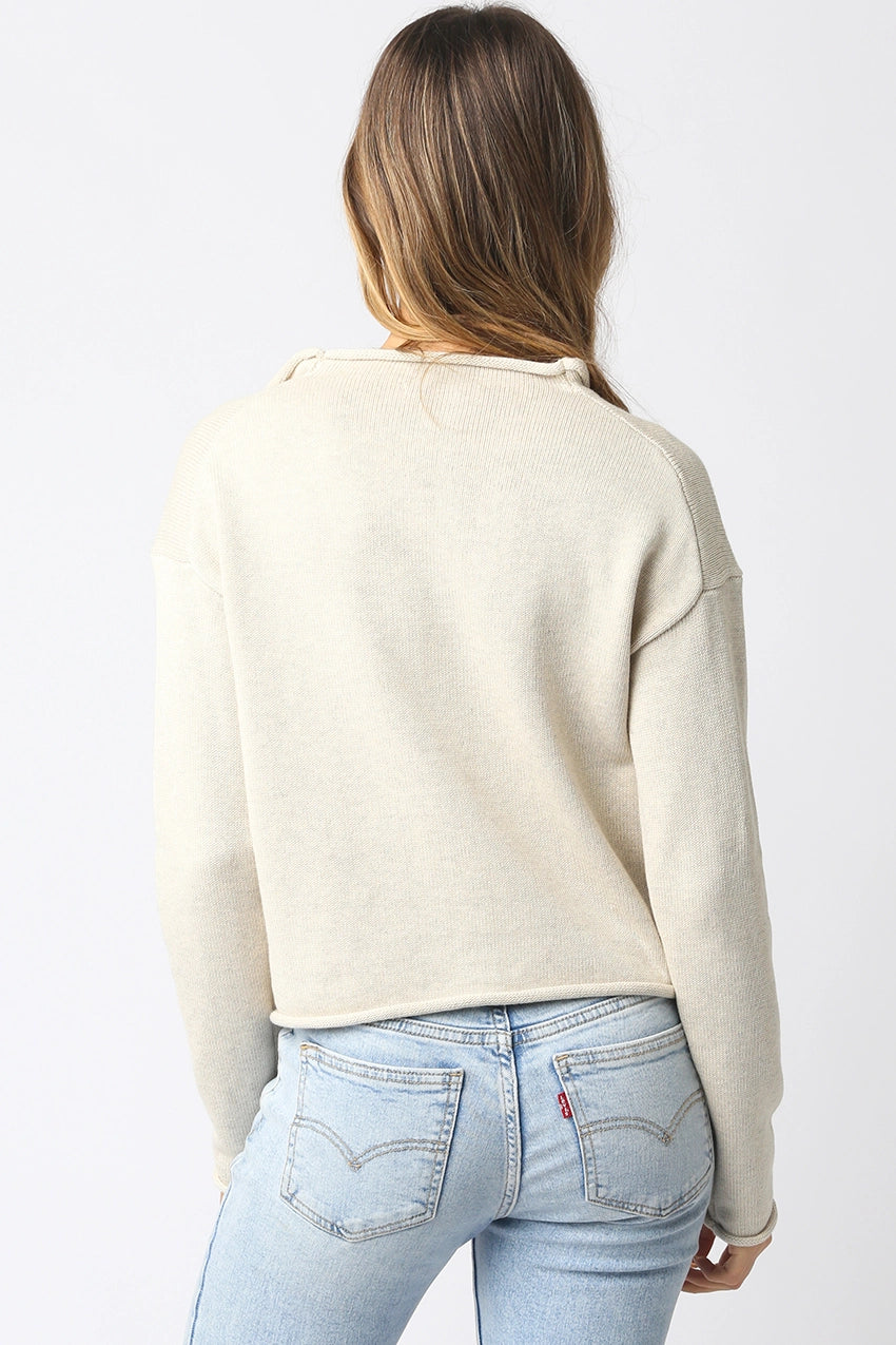 Elisa Button-Up - Light Oatmeal