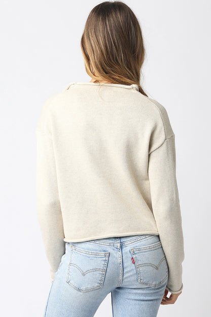Elisa Button-Up - Light Oatmeal