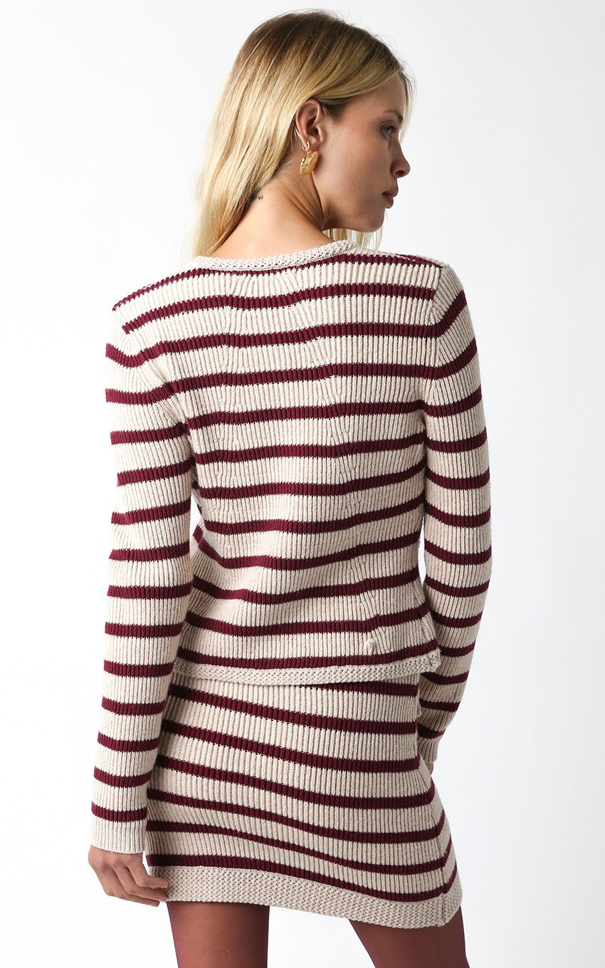 Serena Striped Sweater
