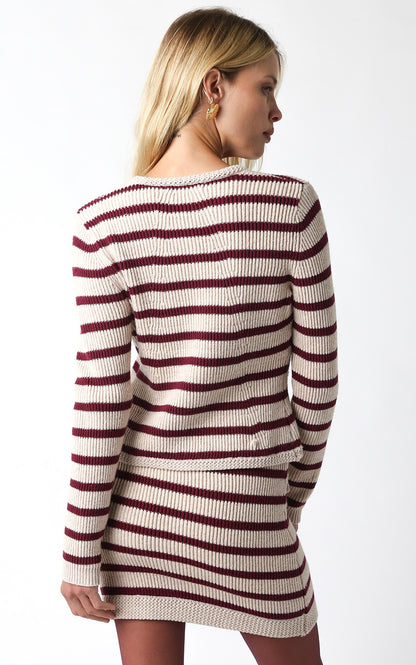 Serena Striped Sweater