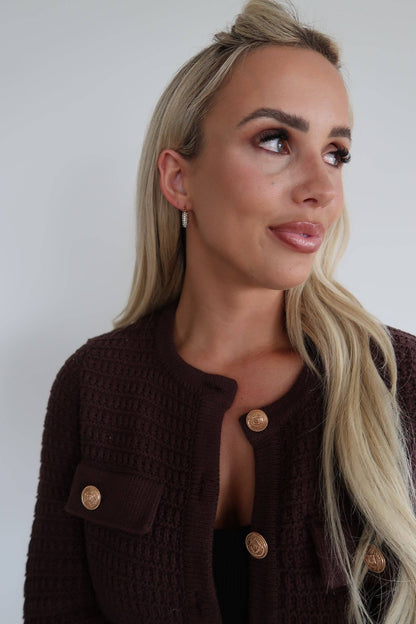 Small Gold Diamond Hoops