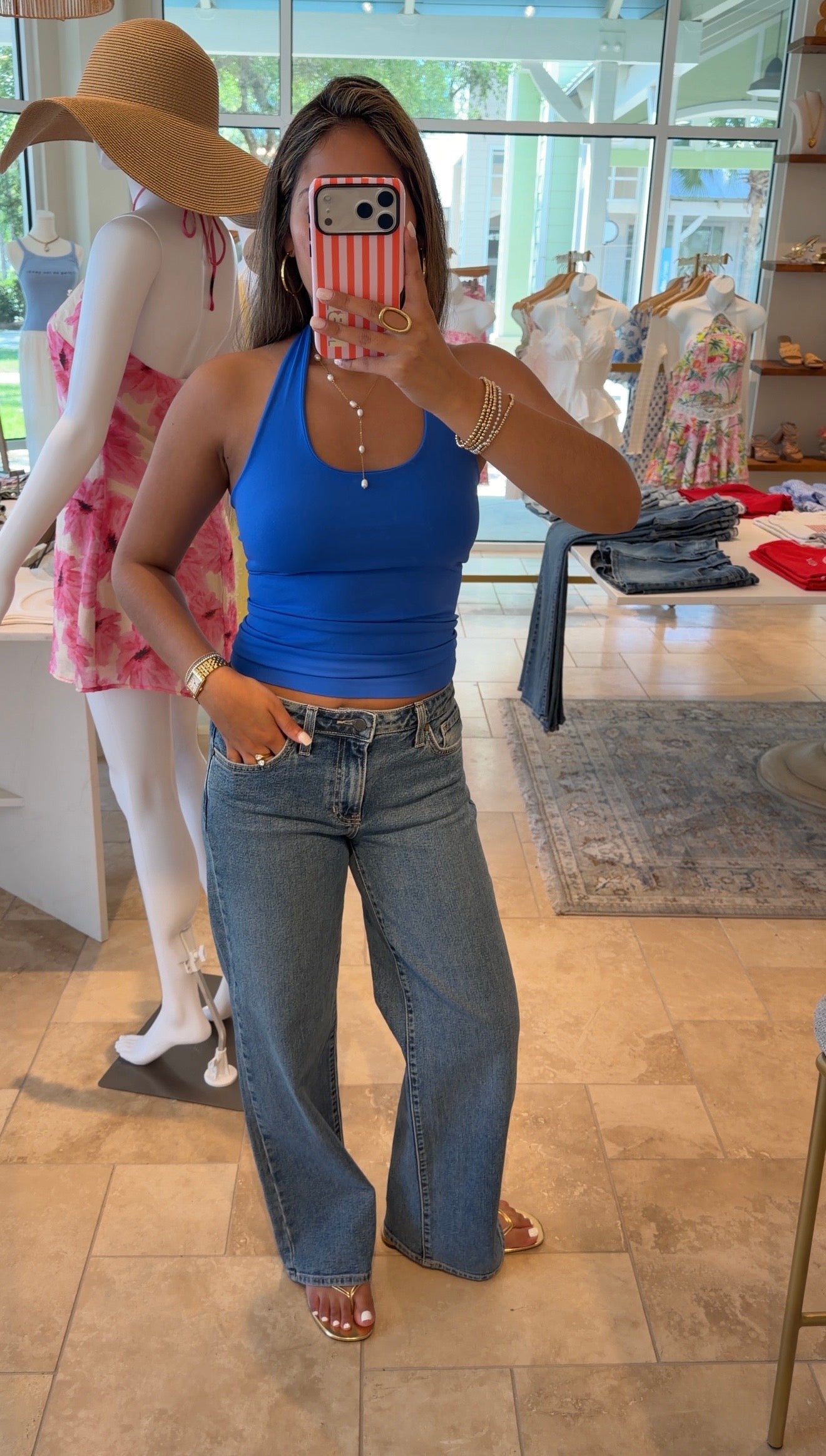 Royal Halter Top
