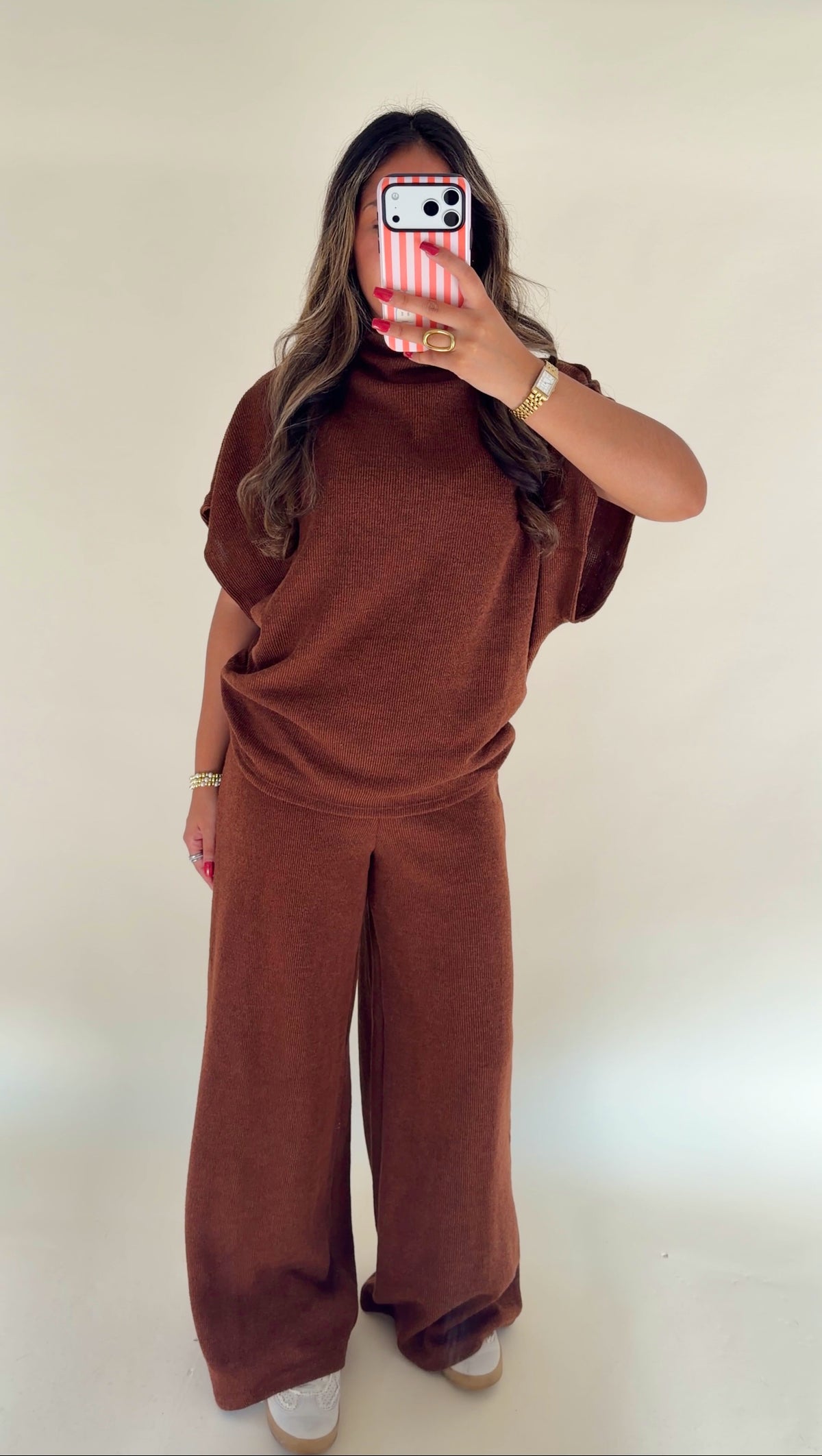 Brown Pant Set