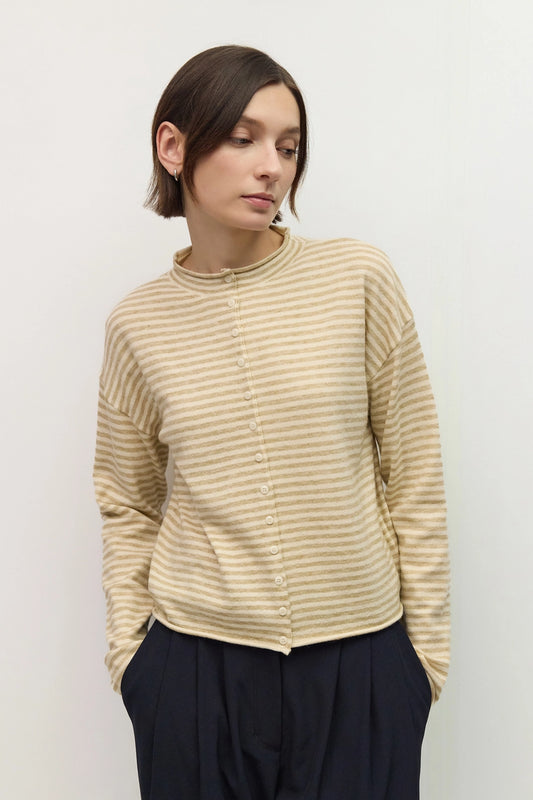 Parker Cardigan- beige/cream