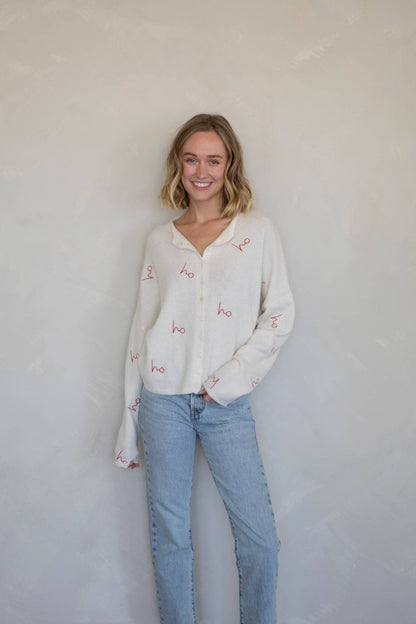 Ho Ho Ho Cardigan