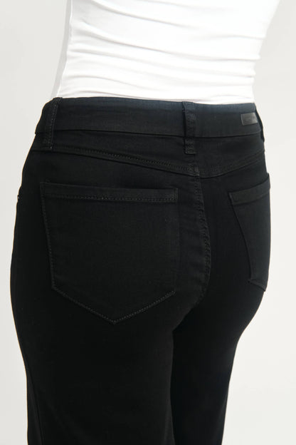 Better Butter Wide Leg Jean in Black