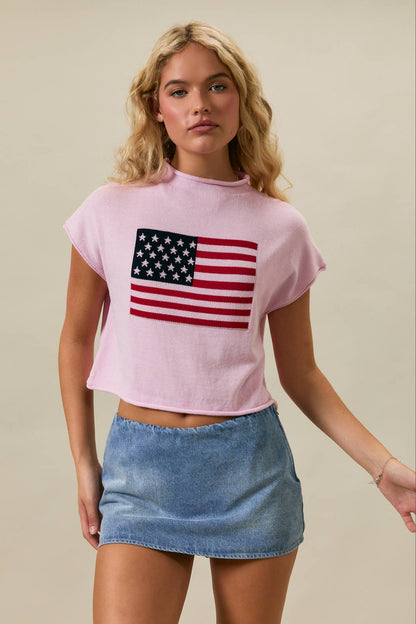 Pink Flag Sweater