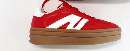 Ruby Stride Platform Sneakers