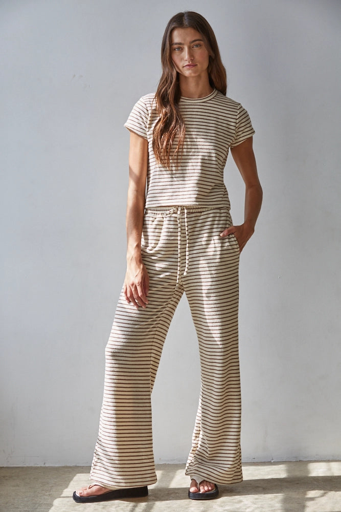 Mocha Stripe Set