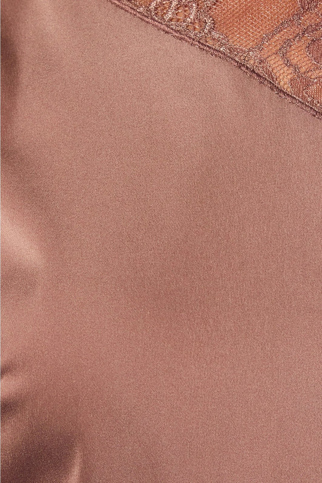 Mocha Asymmetrical Lace Top