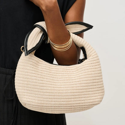 Ivory Twist Handbag