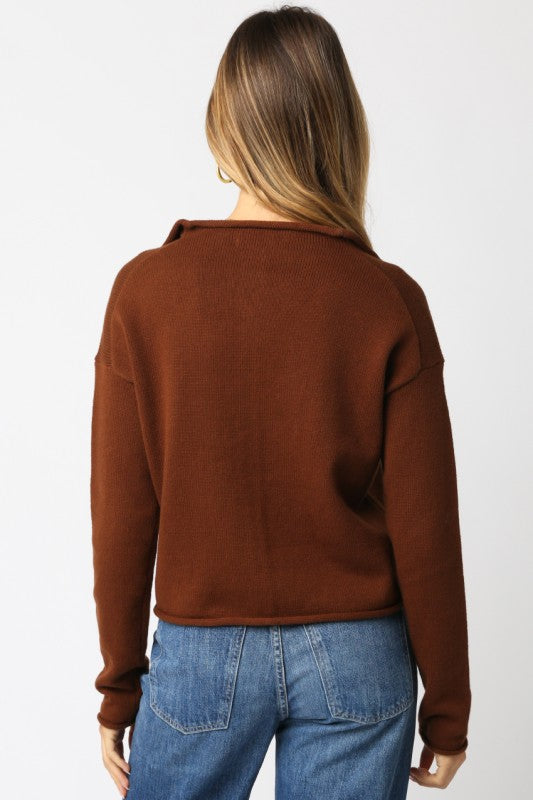 Elisa Button-Up - Brown