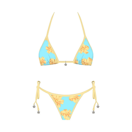 Tangerine Floral Bikini