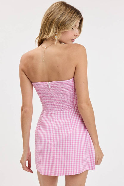 Checker Mini Dress