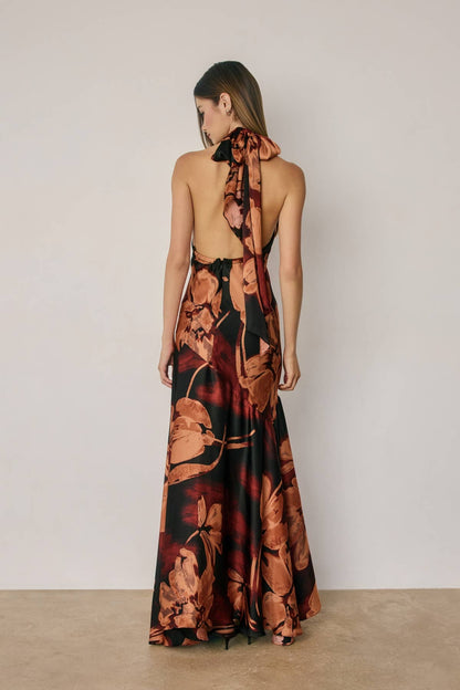 Scarlet Floral Maxi Dress
