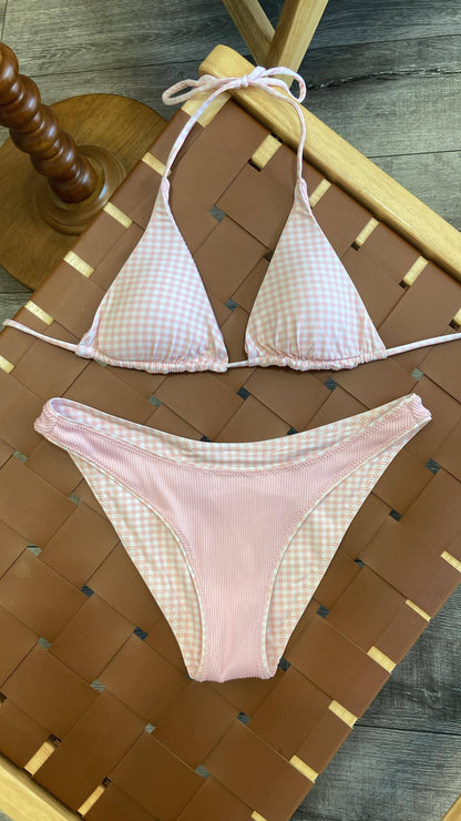 Baby Pink Reversible Bikini