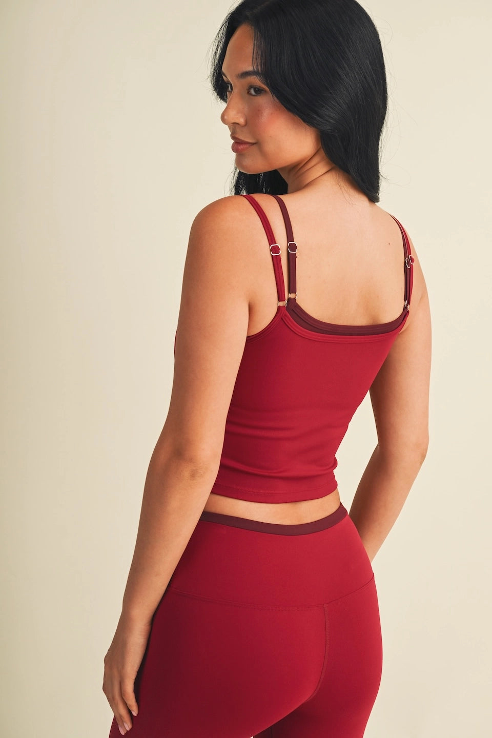 Double Layer Set Red/Burgundy