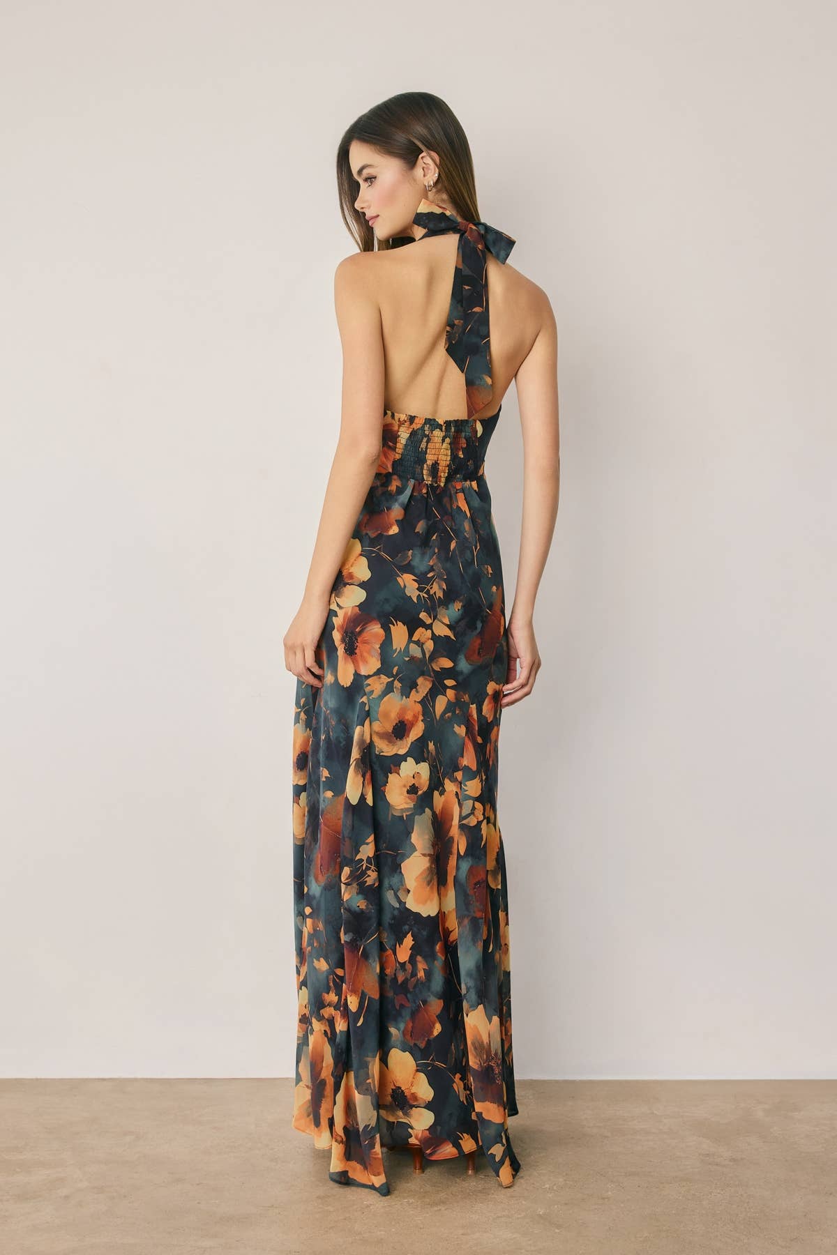 Midnight Teal Maxi Dress