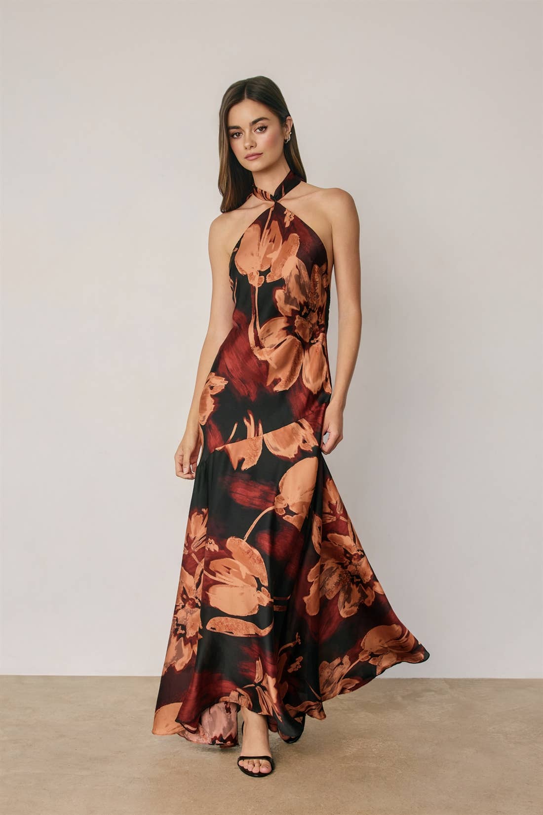 Scarlet Floral Maxi Dress