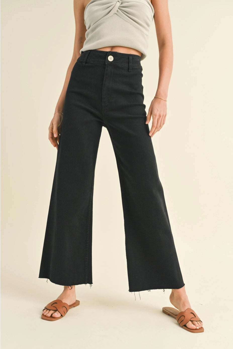 Wide Leg Black Pants