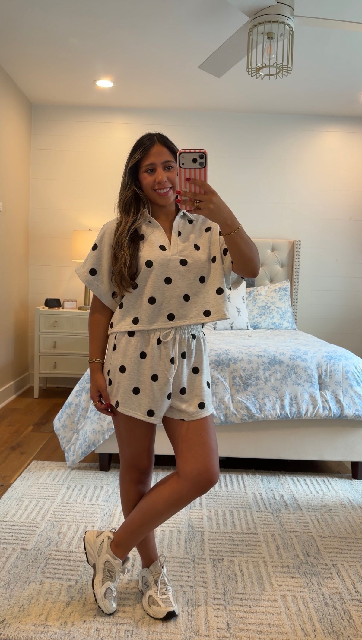 Cropped Polka Dot Set