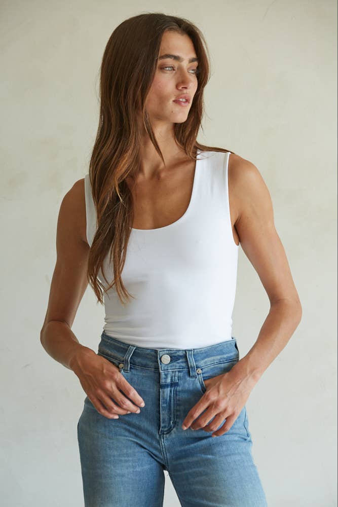 Seamless Top- White