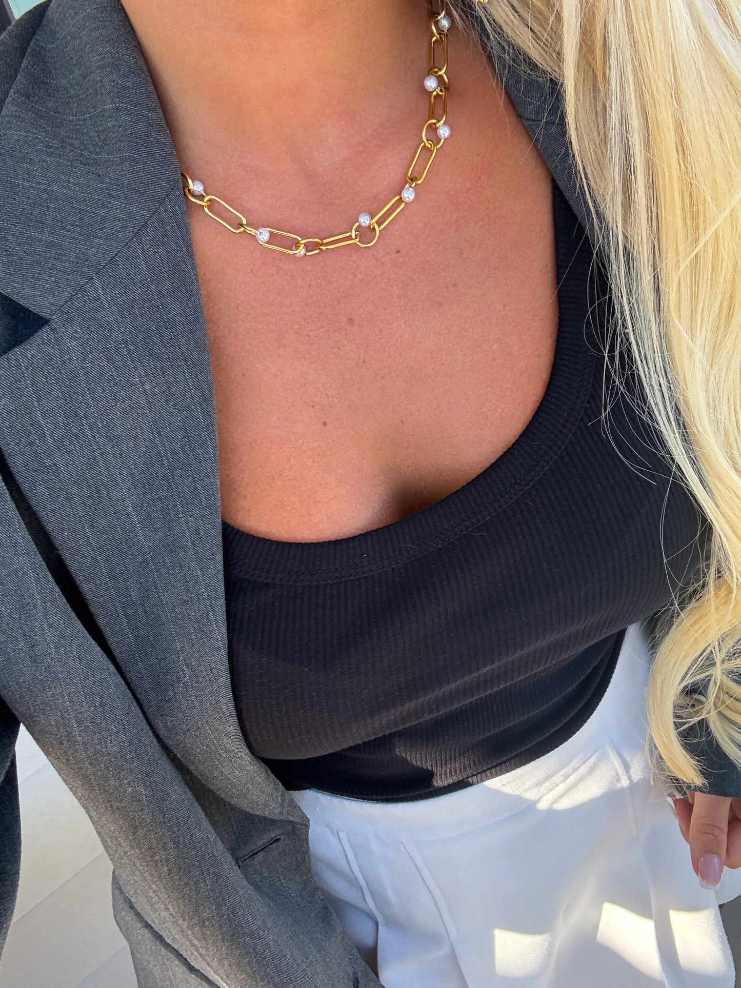 Pearl Chain Necklace