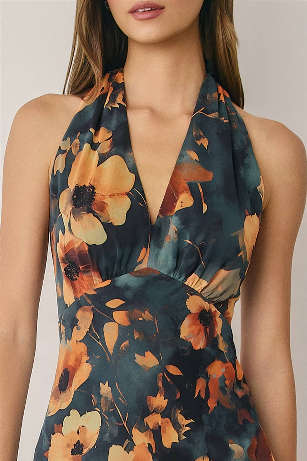 Midnight Teal Maxi Dress