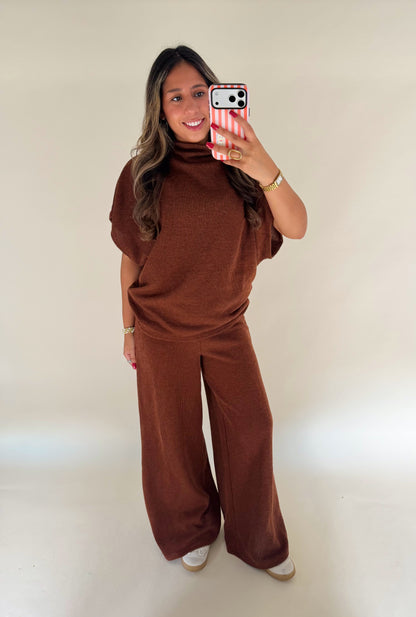 Brown Pant Set