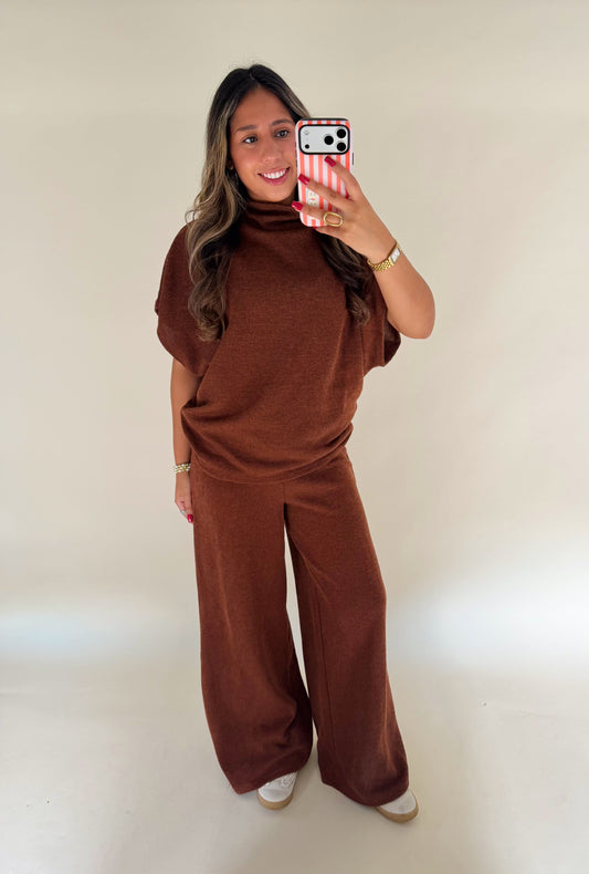 Brown Pant Set