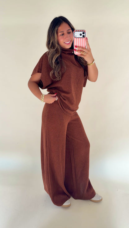 Brown Pant Set