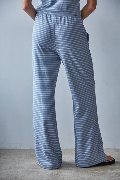 Grey Blue Stripe Set
