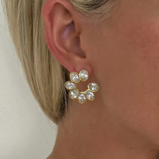 Glimmer Arc Earrings