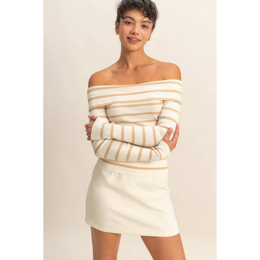 Sandstone Stripe Top