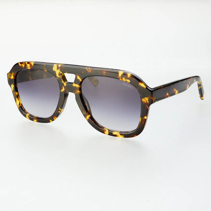 Voyager Acetate Oversized Aviator Sunglasses