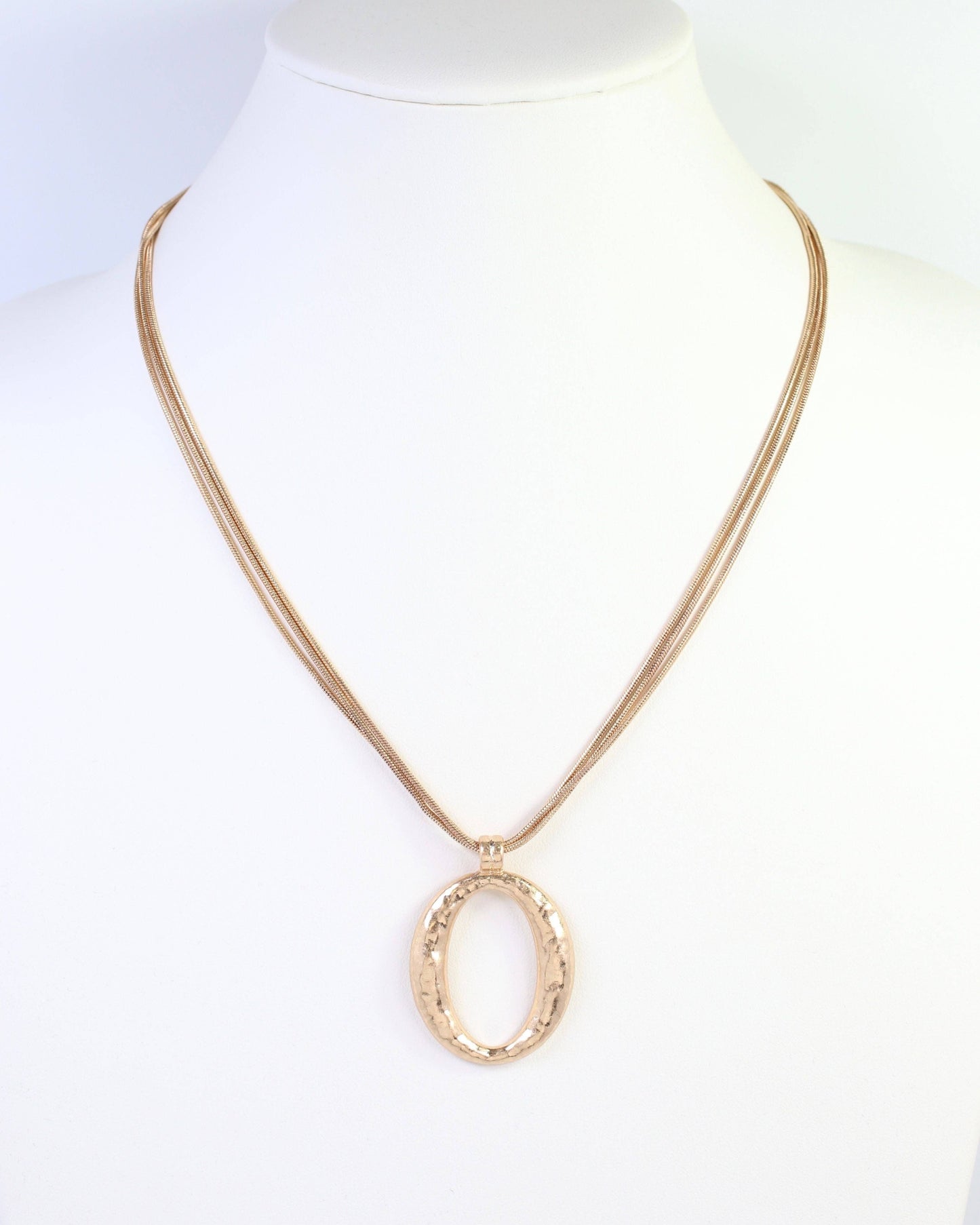 Layered Chain with Pendant