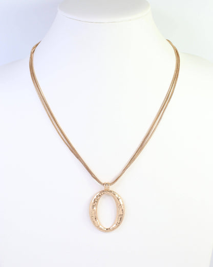 Layered Chain with Pendant