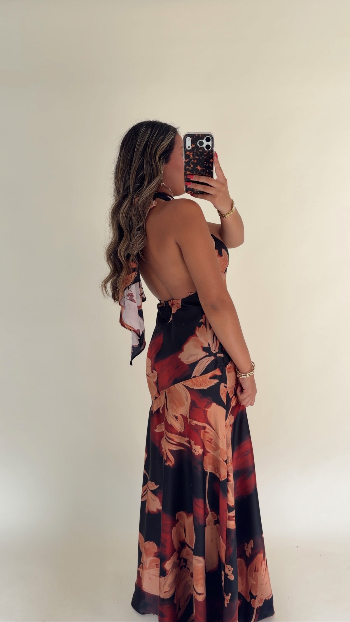 Scarlet Floral Maxi Dress