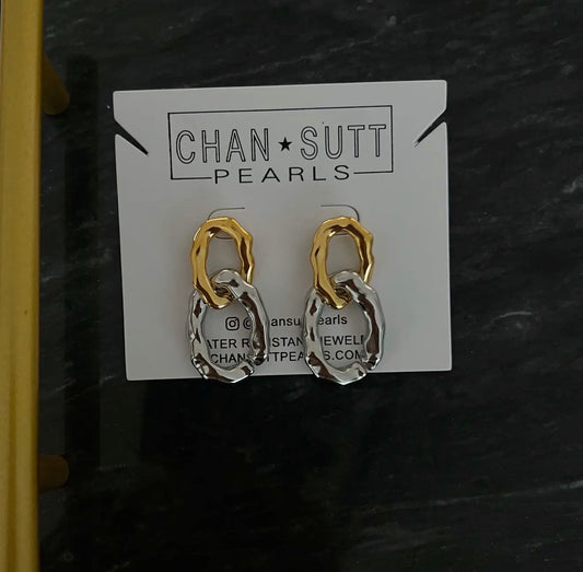Sculpted Drop Earrings
