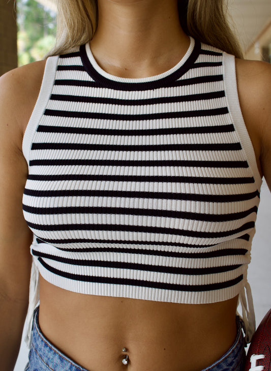 First String Crop Top