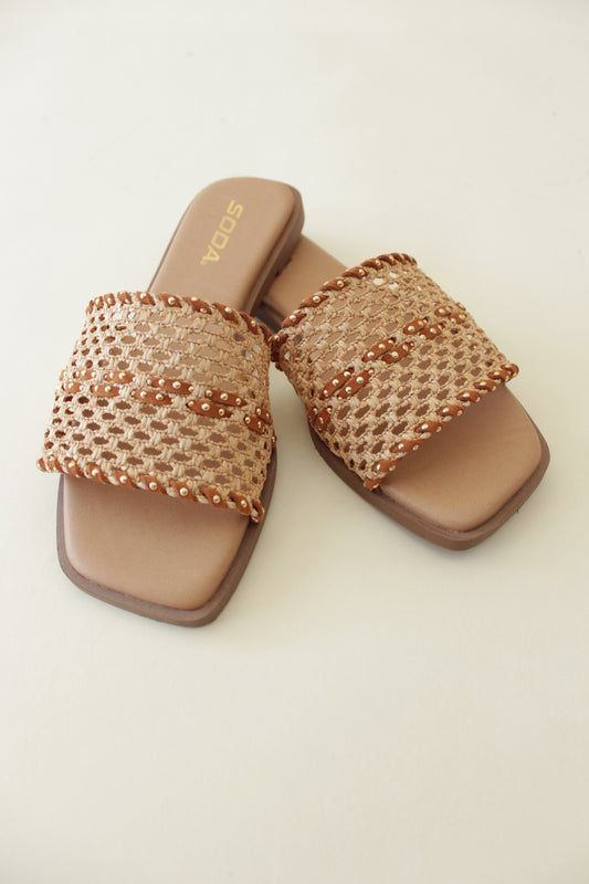 Raffia Sandal