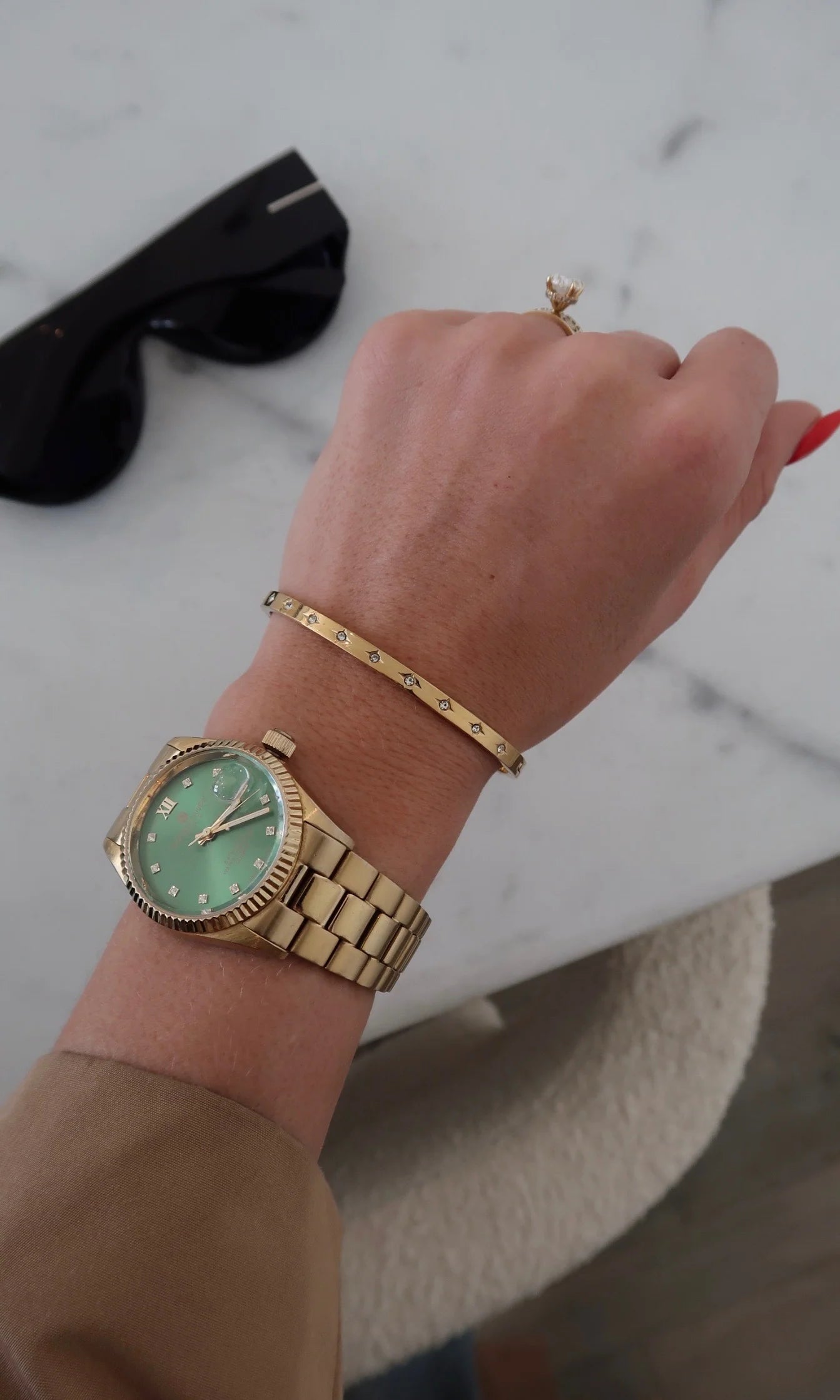 Skinny Stone Bangle
