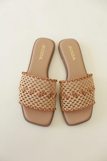 Raffia Sandal