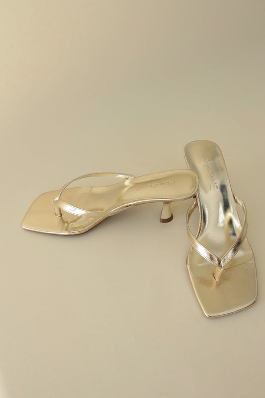 Gold Evening Heel