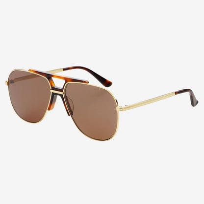 Logan Acetate Aviator Unisex Sunglasses