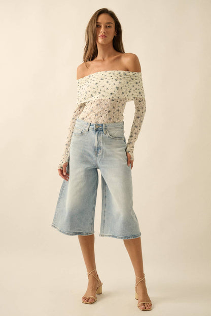 Ditsy Lace Bodysuit